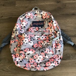 jansport floral backpack